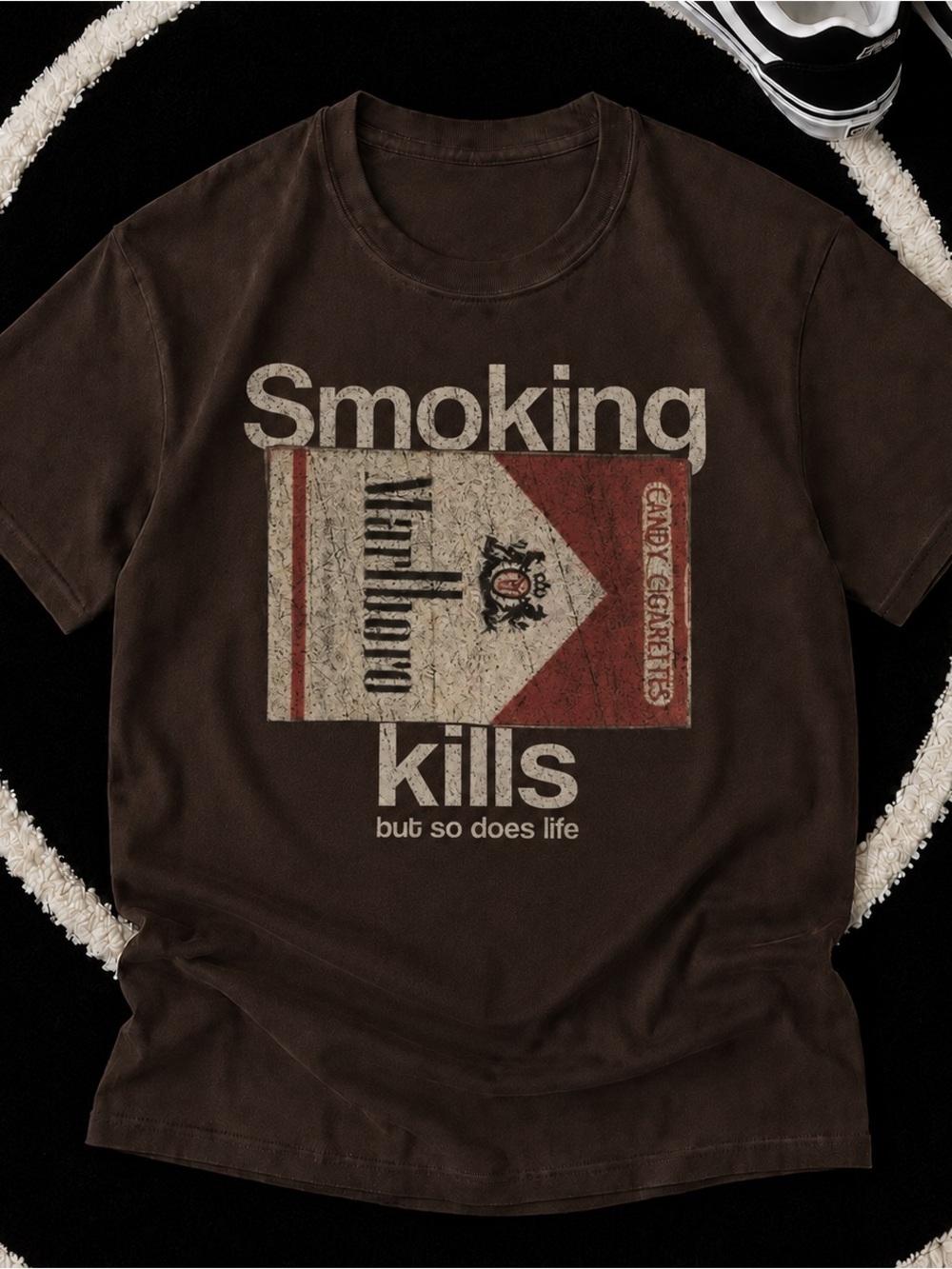 Smoking Kills Shirt, Marlboro Graphic Tee - Streetwear Unisex